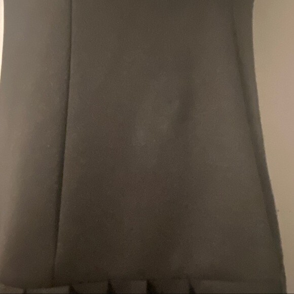 Eliza J Womens Size 10 Black Swiss Polka Dot Flare Waist Wardrobe Dinner Event - Picture 4 of 10